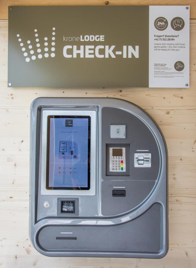 Kronelodge - Self-Check-In Hotel Mosnang Eksteriør billede